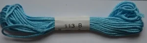 Soie d'Alger Seidenstickgarn - 113 kühles blau - Ausverkauf 1x vorrätig