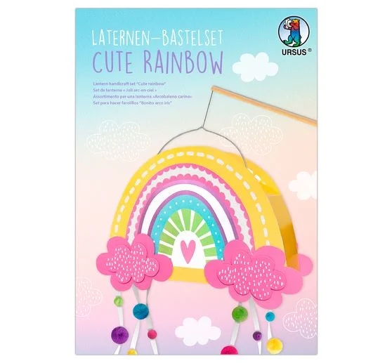 Laternen-Bastelset "Cute Rainbow"