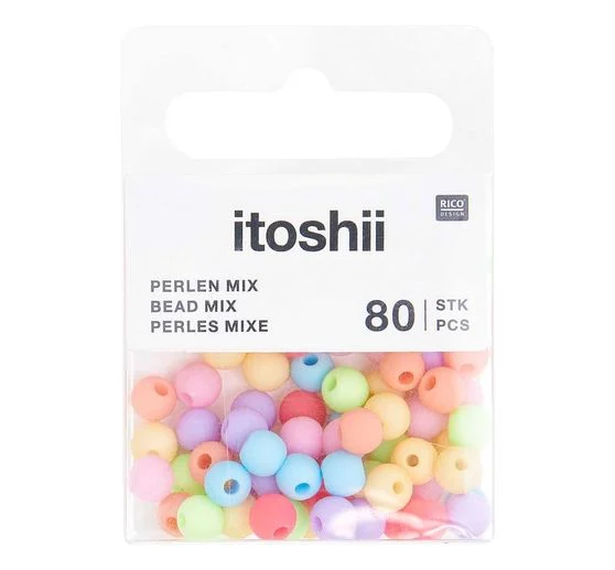 itoshii Perlen-Set "Rainbow Matt"
