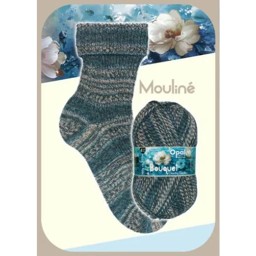 Opal Bouquet Mouliné 4-fach Sockenwolle - Country Garden 11682