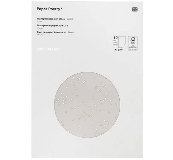 Transparentpapier "Punkte"