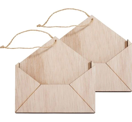 VBS Holz-Briefumschlag