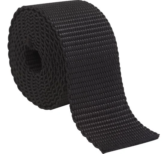 Gurtband Meterware, schwarz