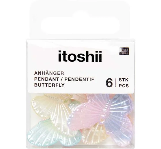 itoshii Perlen-Set "Schmetterlinge", Rainbow Pearl Mix