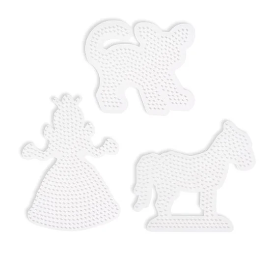 Hama-Stiftplatten "Tiere und Prinzessin"
