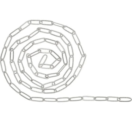 Gliederkette Paperclip geprägt