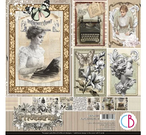 Scrapbook-Papier "Typographic"