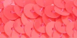 1,3 m Reststück Elastisches Paillettenband GLAMOUR, 2 cm breit lachsrot matt