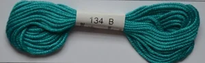 Soie d'Alger Seidenstickgarn - 134 blaugrün - Ausverkauf 1x vorrätig