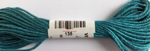 Soie d'Alger Seidenstickgarn - 135 blaugrün - Ausverkauf 1x vorrätig