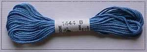 Soie d'Alger Seidenstickgarn - 1444 cyan - Ausverkauf 1x vorrätig