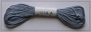 Soie d'Alger Seidenstickgarn - 1713 blau - Ausverkauf 1x vorrätig