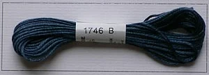 Soie d'Alger Seidenstickgarn - 1746 cyan - Ausverkauf 1x vorrätig