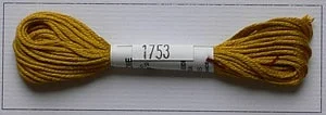 Soie d'Alger Seidenstickgarn - 1753 gelb - Ausverkauf 1x vorrätig