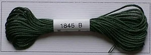 Soie d'Alger Seidenstickgarn - 1845 warmes grün - Ausverkauf 1x vorrätig