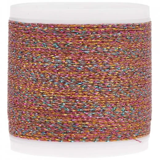Sticktwist Metallic No. 40 - rainbow-orange Rico Design