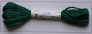 Soie d'Alger Seidenstickgarn - 204 grün - Ausverkauf 1x vorrätig