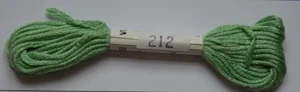 Soie d'Alger Seidenstickgarn - 212 warmes grün - Ausverkauf 1x vorrätig