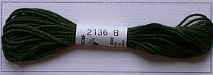 Soie d'Alger Seidenstickgarn - 2136 gelbgrün - Ausverkauf 1x vorrätig