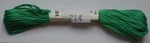 Soie d'Alger Seidenstickgarn - 214 warmes grün - Ausverkauf 1x vorrätig