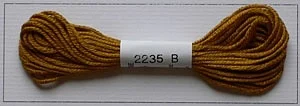 Soie d'Alger Seidenstickgarn - 2235 warmes gelb - Ausverkauf 1x vorrätig