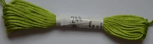 Soie d'Alger Seidenstickgarn - 244 warmes gelbgrün - Ausverkauf 1x vorrätig