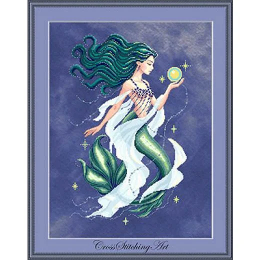 Cross Stitching Art - Elowen, Light Of The Deep