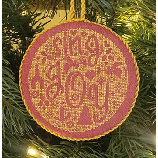 Wildflower Stitching - Sing Joy Bauble