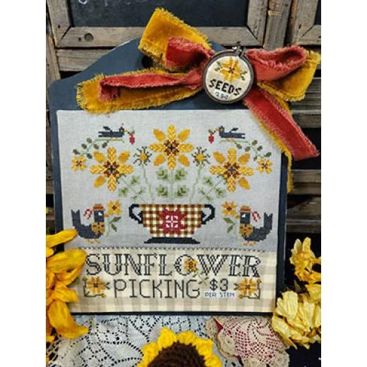 Quaint Rose Needle Arts - Sunflower Picking