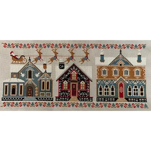 Twin Peak Primitives - Ornamented Christmas Houses