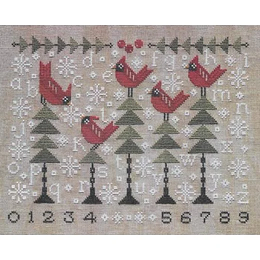 Artful Offerings - Chilly Cardinals Sampler
