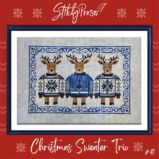 Stitchy Prose - Christmas Sweater Trio