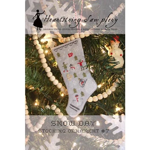 Heartstring Samplery - Snow Day Stocking Ornament