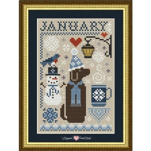 Happiness Is Heartmade - January Dog