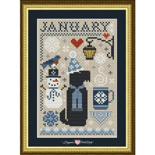 Happiness Is Heartmade - Scottie January Dog