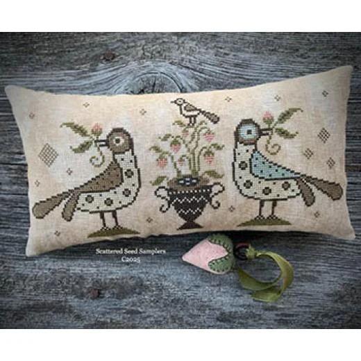 Scattered Seeds Samplers - Nesting Together Pinkeep