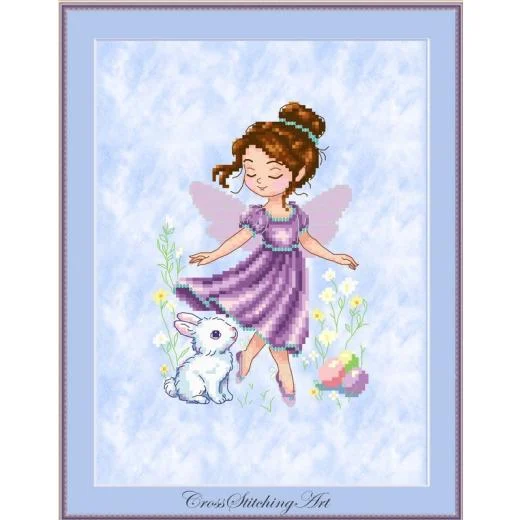 Cross Stitching Art - Lily