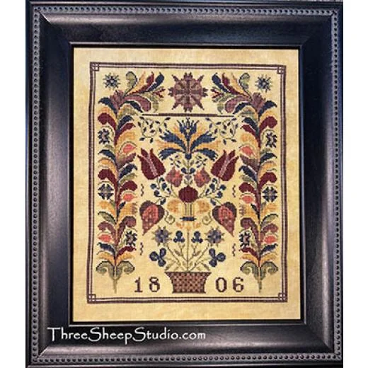 Three Sheep Studio - 1806 Montgomery Country Fraktur