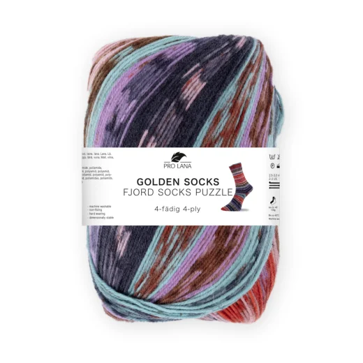 Pro Lana Golden Socks Fjord Socks Puzzle Farbe 84