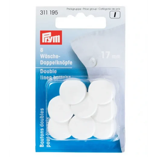 Wäsche-Doppelknöpfe Ø 17 mm - Prym