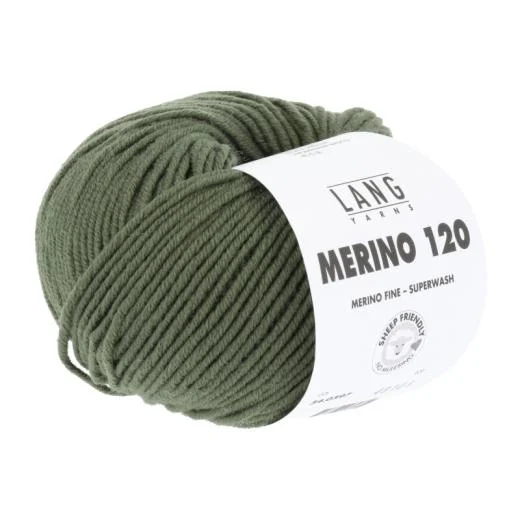 Merino 120 - Lang Yarns - krokodilgrün (0397)