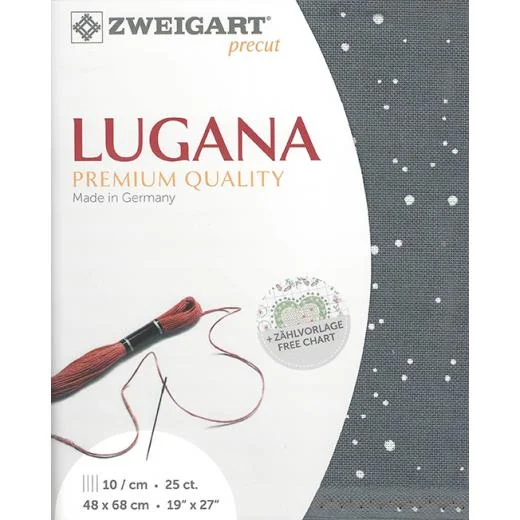 Zweigart Lugana 25ct - 7419 splash (Precut)