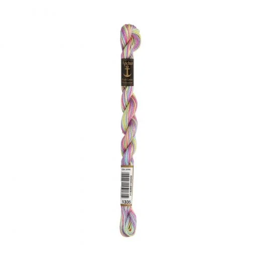 Anchor Perlgarn Stärke 5 - 5g - 1335 regenbogen multicolor