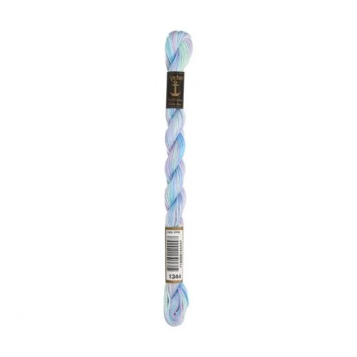 Anchor Perlgarn Stärke 5 - 5g - 1344 bleu multicolor