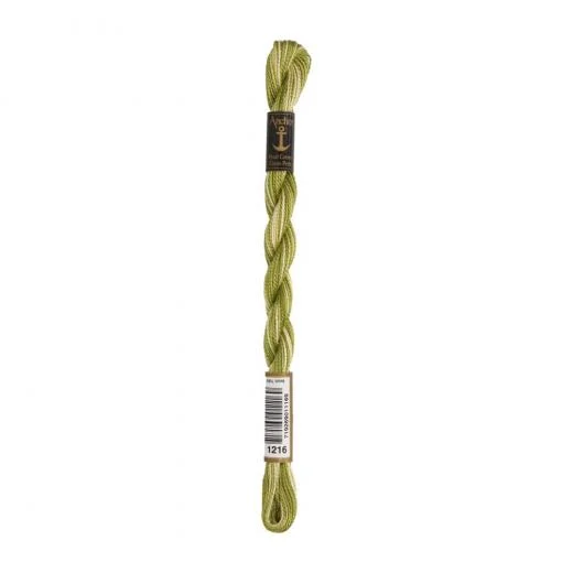 Anchor Perlgarn Stärke 5 - 5g - 1216 oliv ombre