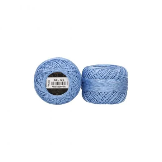 Anchor Perlgarn Stärke 8 - 10g - 130 himmelblau