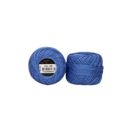 Anchor Perlgarn Stärke 8 - 10g - 146 blau