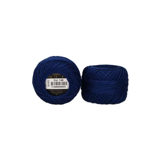 Anchor Perlgarn Stärke 8 - 10g - 149 tintenblau
