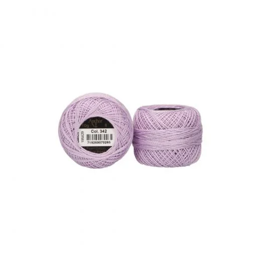 Anchor Perlgarn Stärke 8 - 10g - 342 lavendel