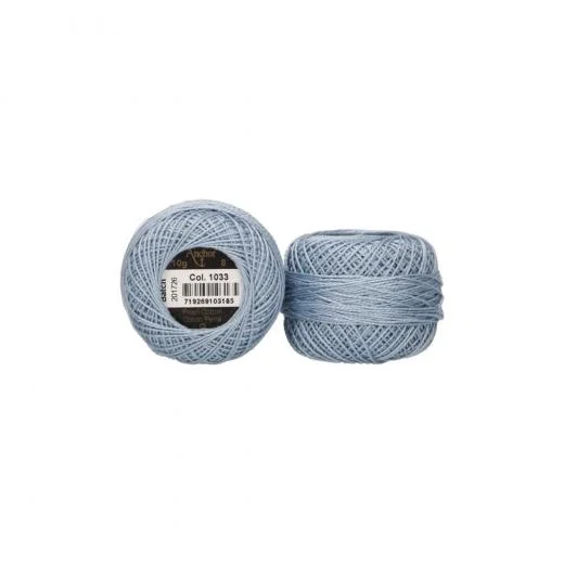 Anchor Perlgarn Stärke 8 - 10g - 1033 mittelhellblau